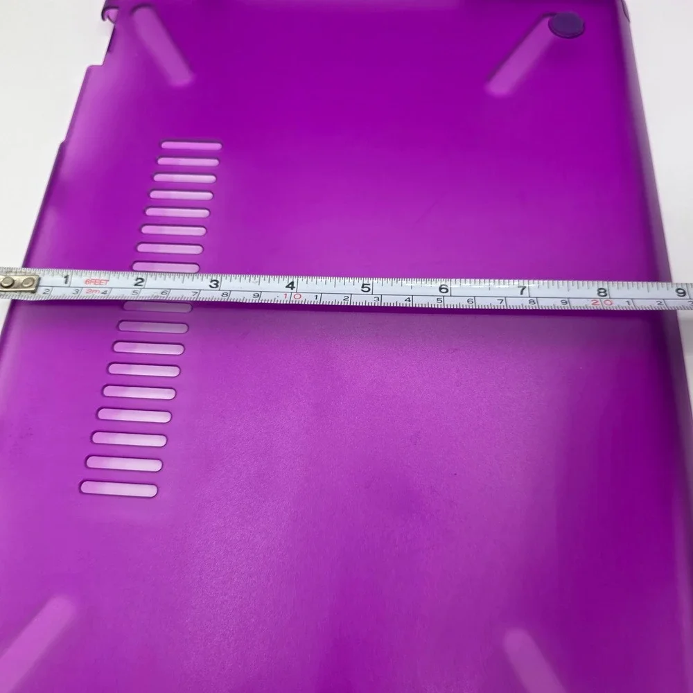 Purple Translucent Hard Shell Laptop Case Cover 13 Inch Snap On Protective Shell